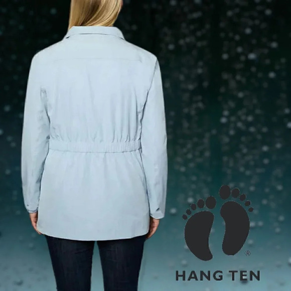 Hang Ten | Water Repellant Hybrid Jacket | Blue | NWT - Picture 2 of 6